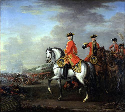 John Wootton George II at Dettingen France oil painting art